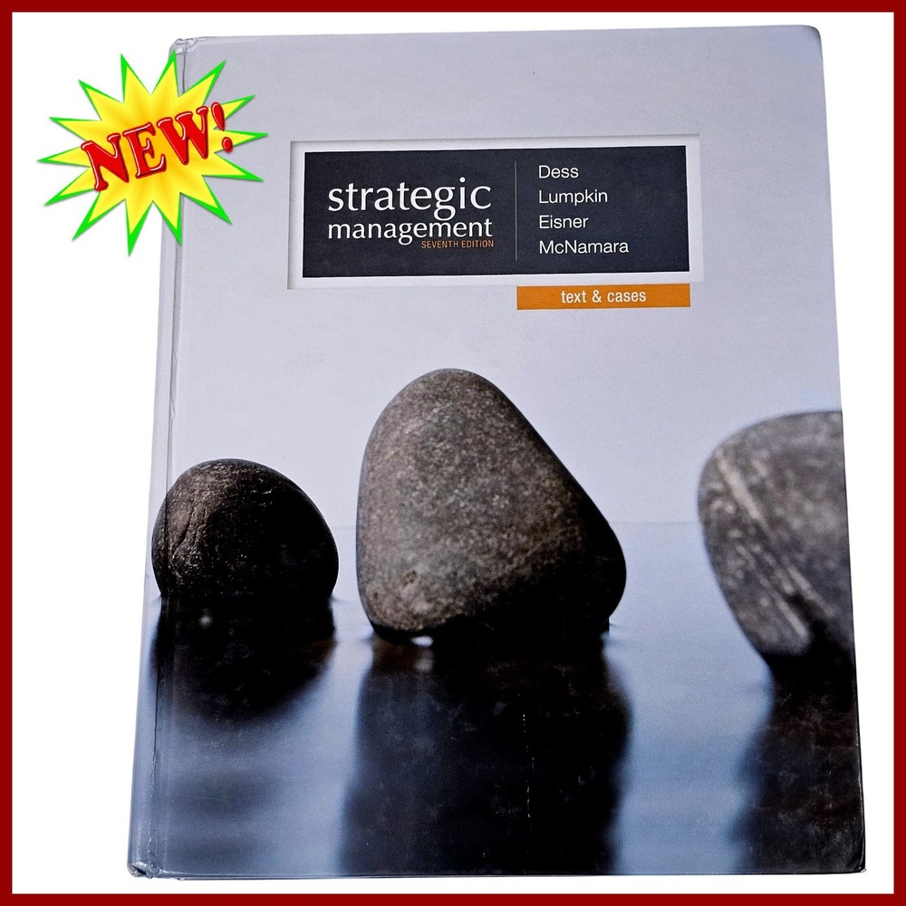 Strategic Management Text And Cases 7th Edition Dess Lumpkin Eisner Hardcover‎